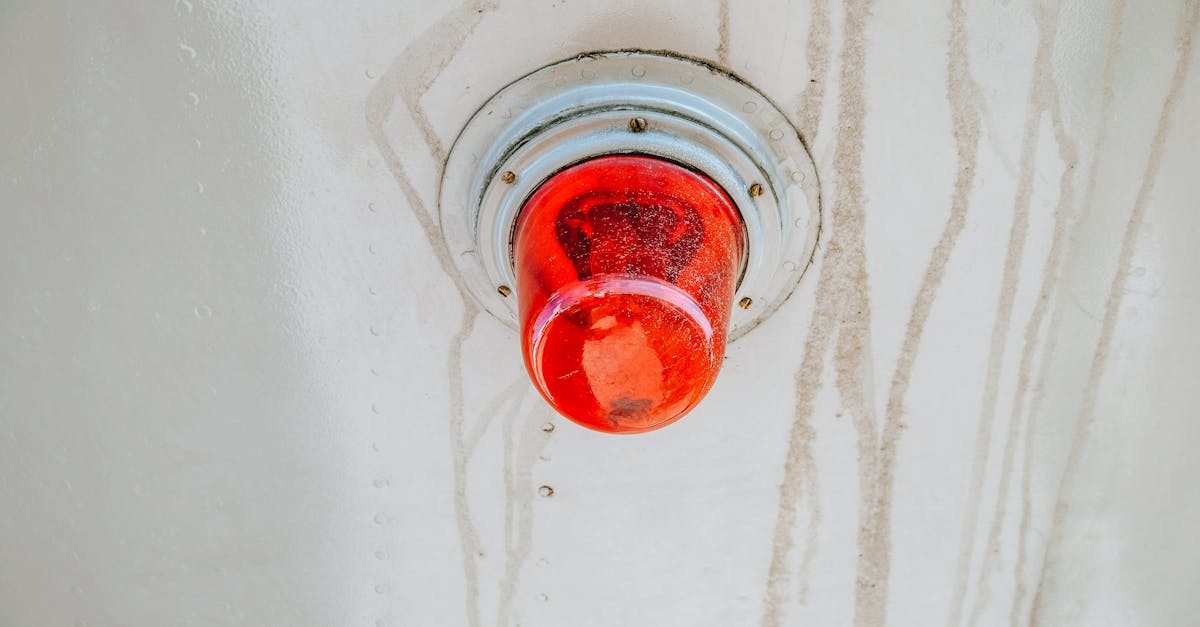 abstract digital network with red warning signals