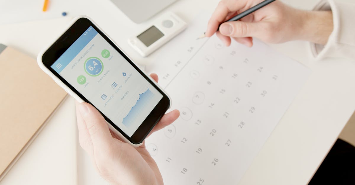 person reviewing health data on smartphone with fitness icons