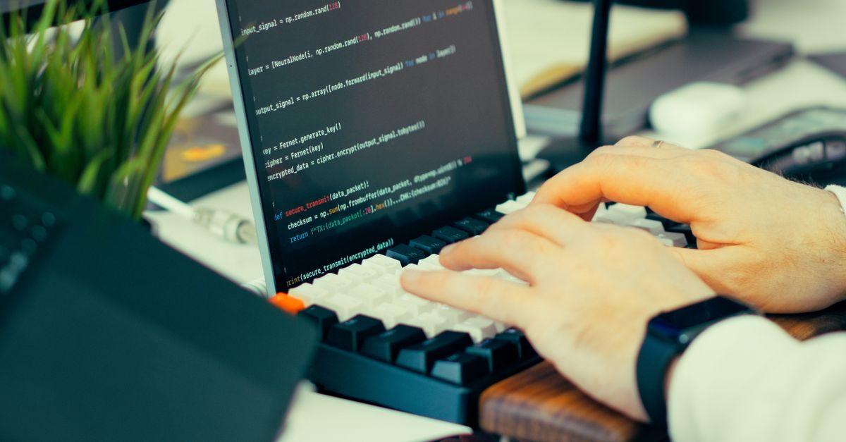 developer working on remote code environment with terminal and cloud icons