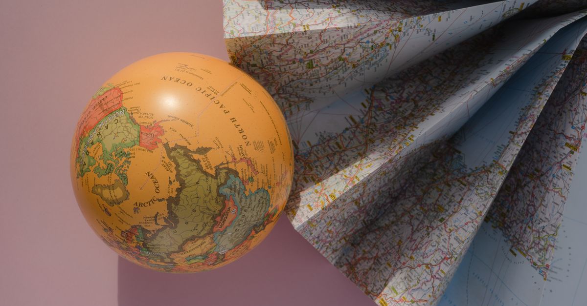Instagram map interface showing user locations on a stylized globe