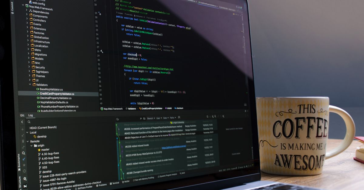 steam deck on a laptop with linux kernel code overlay