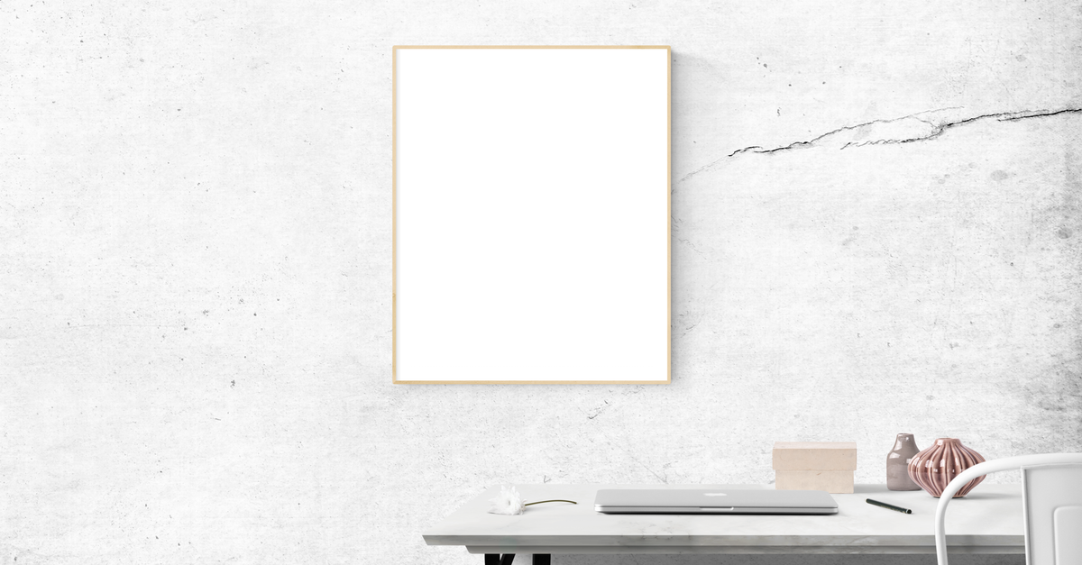 empty office desks with gaming posters